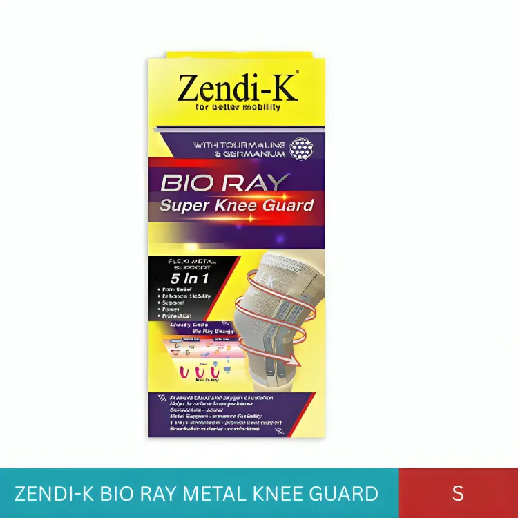 ZENDI-K BIO RAY METAL KNEE GUARD (S)
