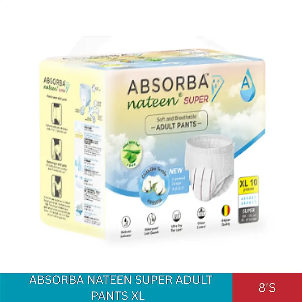 ABSORBA NATEEN SUPER ADULT PANTS XL (8'S/PACK)#