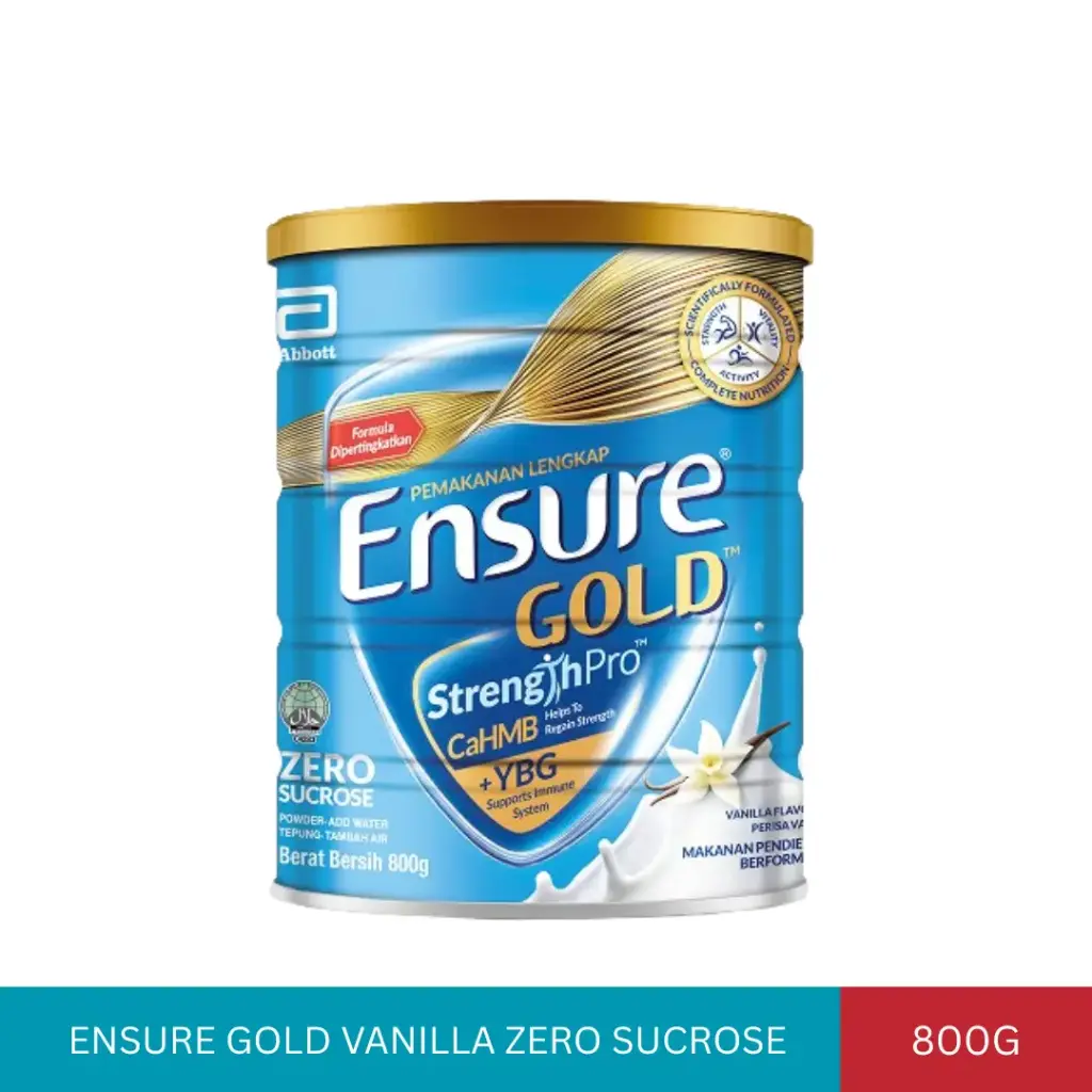 ENSURE GOLD VANILLA ZERO SUCROSE (800G)
