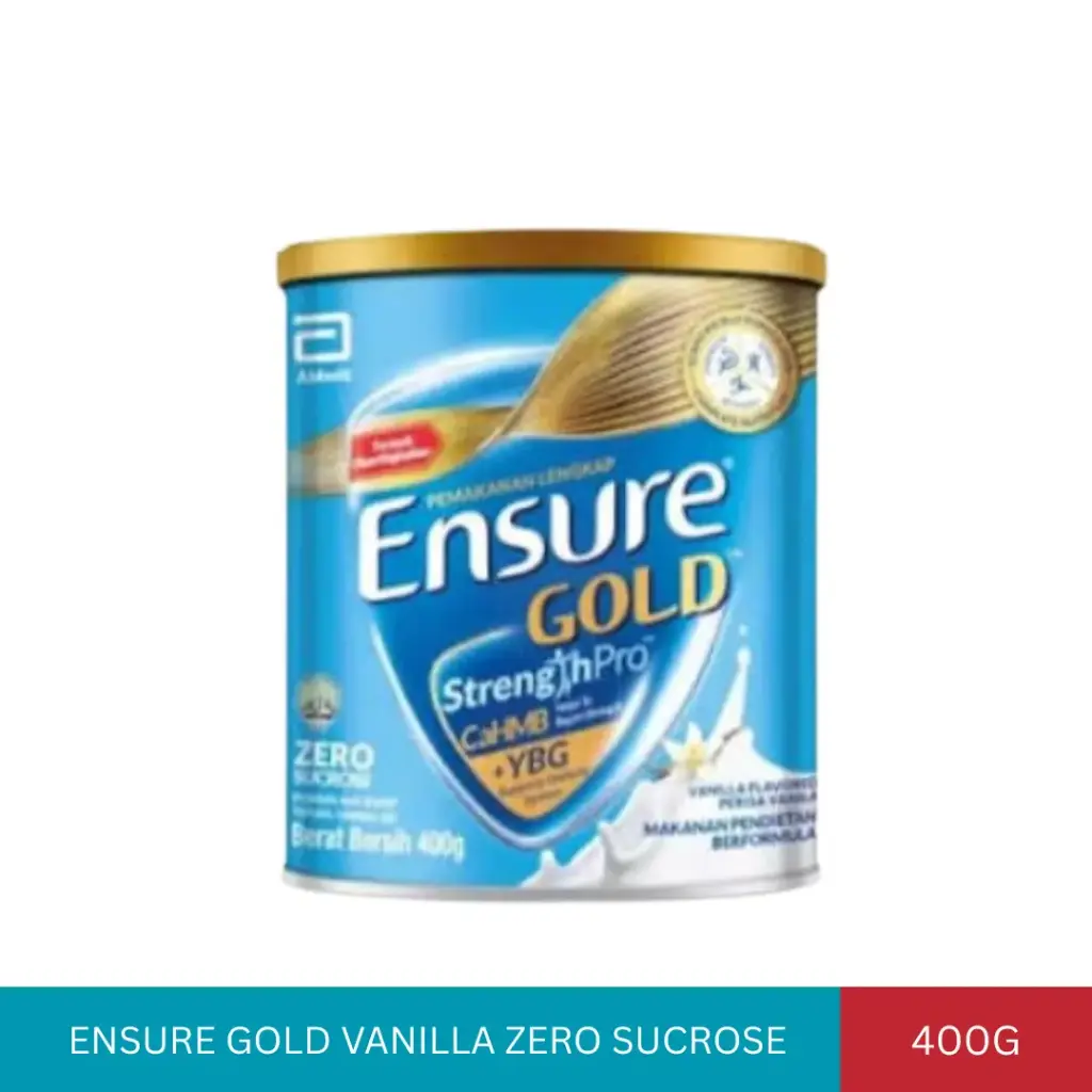 ENSURE GOLD VANILLA ZERO SUCROSE (400G)