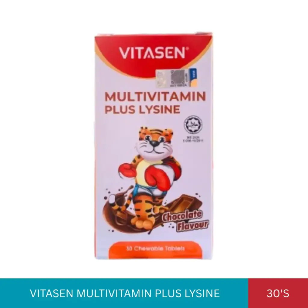 VITASEN MULTIVITAMIN PLUS LYSINE (30'S)