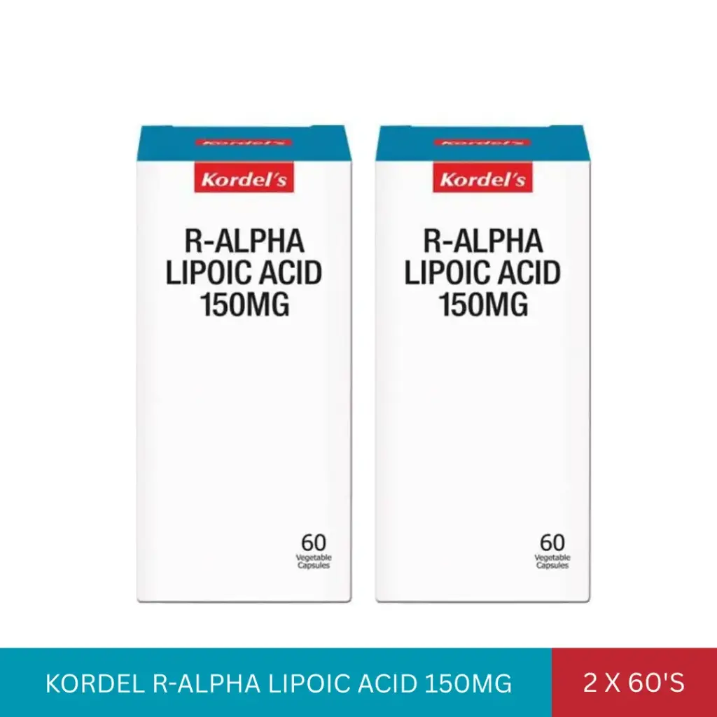 KORDEL R-ALPHA LIPOIC ACID 150MG (2X60'S)#