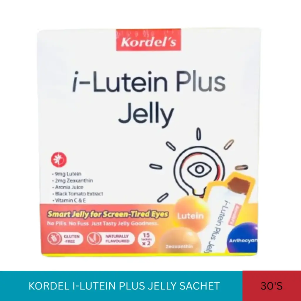 KORDEL I-LUTEIN PLUS JELLY SACHET (2X15'S)