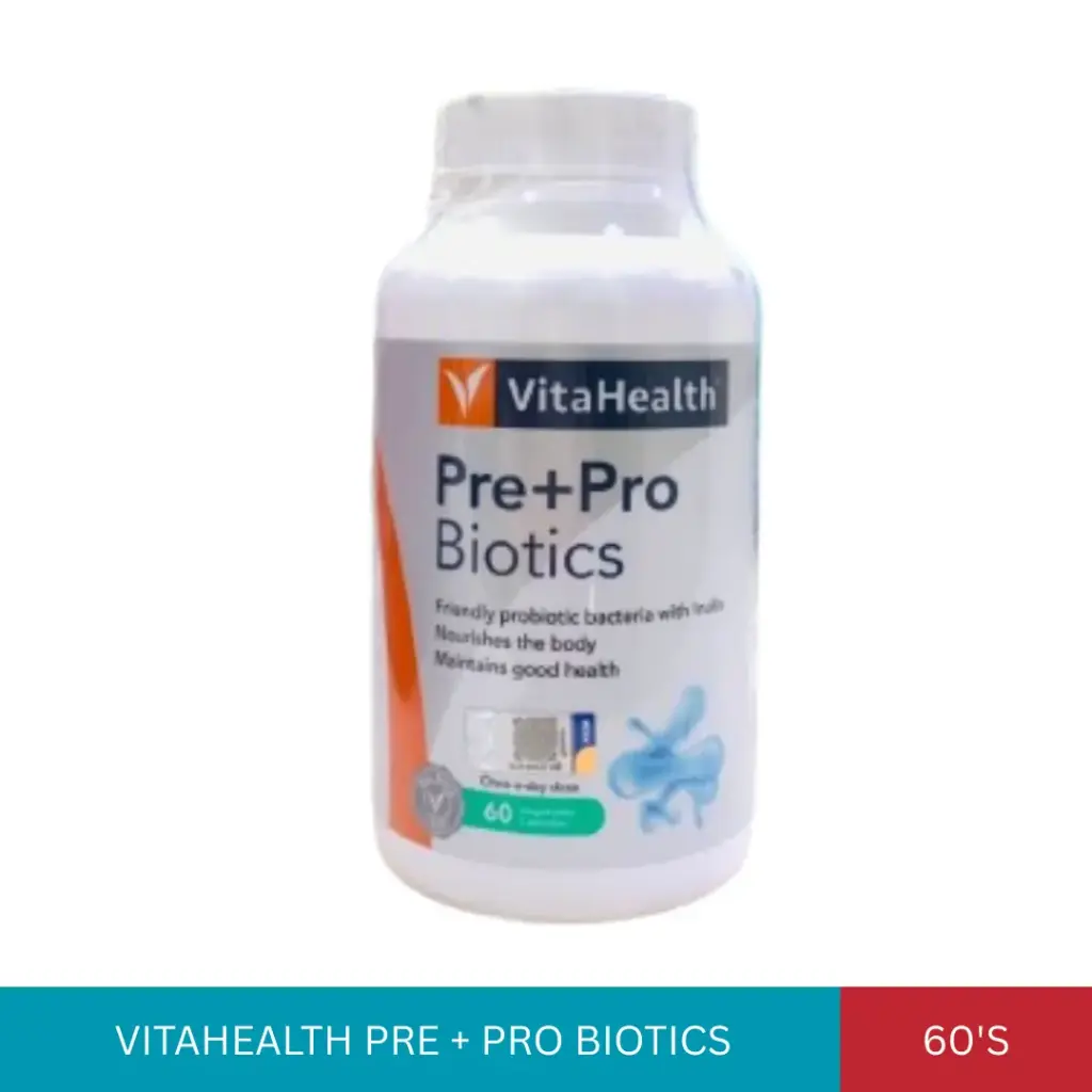 VITAHEALTH PRE + PRO BIOTIC (60'S)