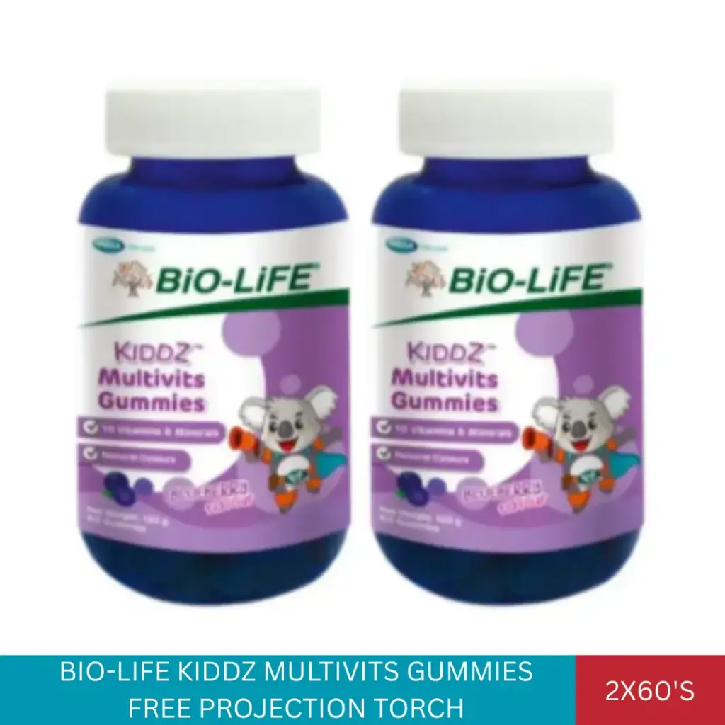 BL KIDDZ MULTIVITS GUMMIES FREE PROJECTION TORCH (2X60'S)