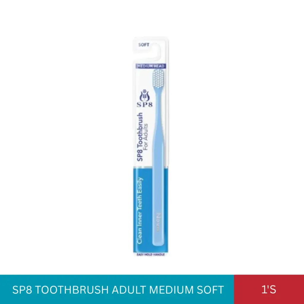 SP8 TOOTHBRUSH ADULT MEDIUM SOFT (1'S)