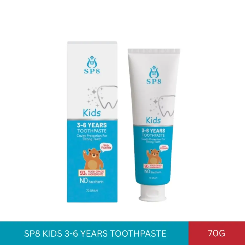 SP8 KIDS 3-6 YEARS TOOTHPASTE (70G)