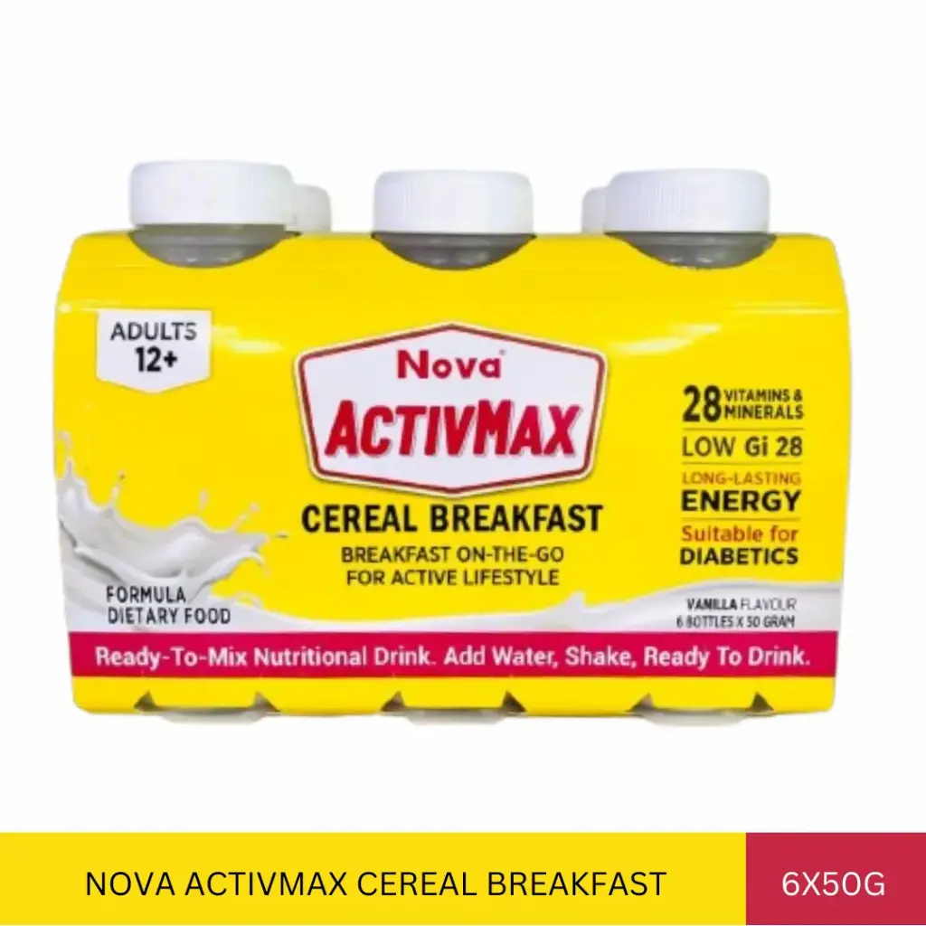 NOVA ACTIVMAX CEREAL BREAKFAST (6X50G)