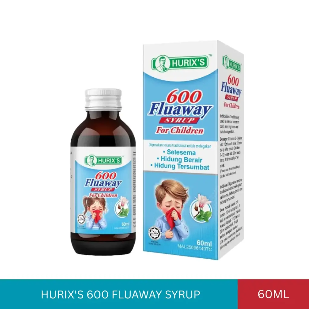 HURIX'S 600 FLUAWAY SYRUP (60ML)#