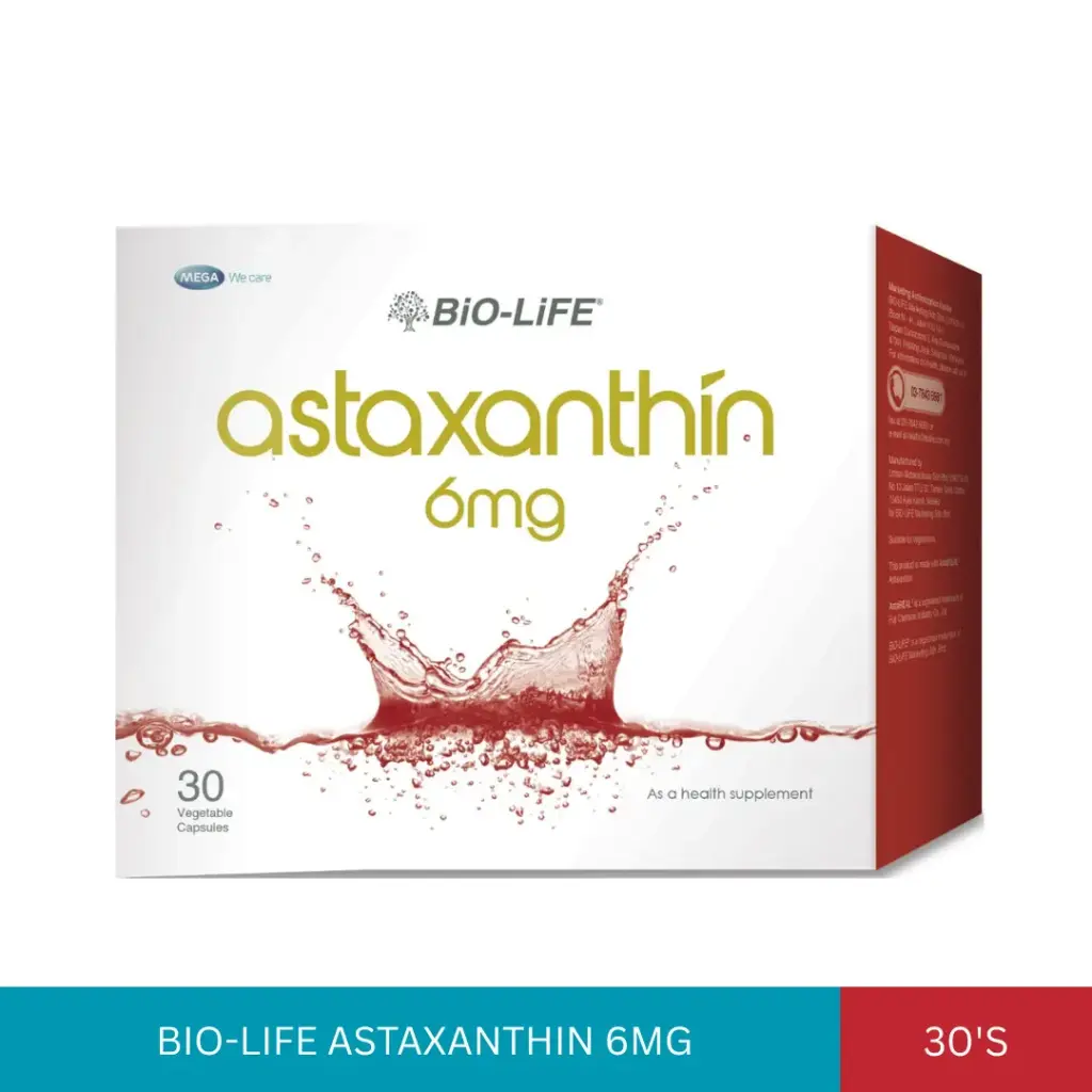 BIO-LIFE ASTAXANTHIN 6MG (30'S)