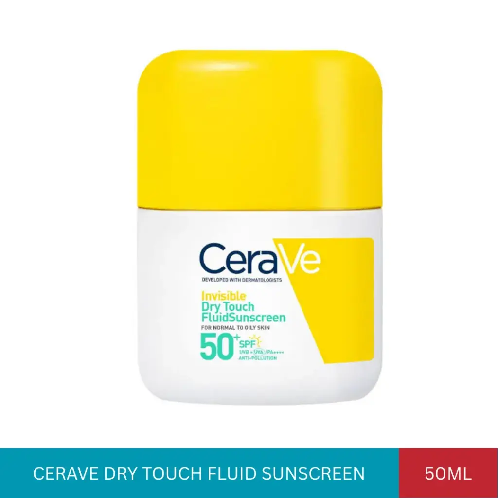 CERAVE INVISIBLE DRY TOUCH FLUID SUNSCREEN (50ML)