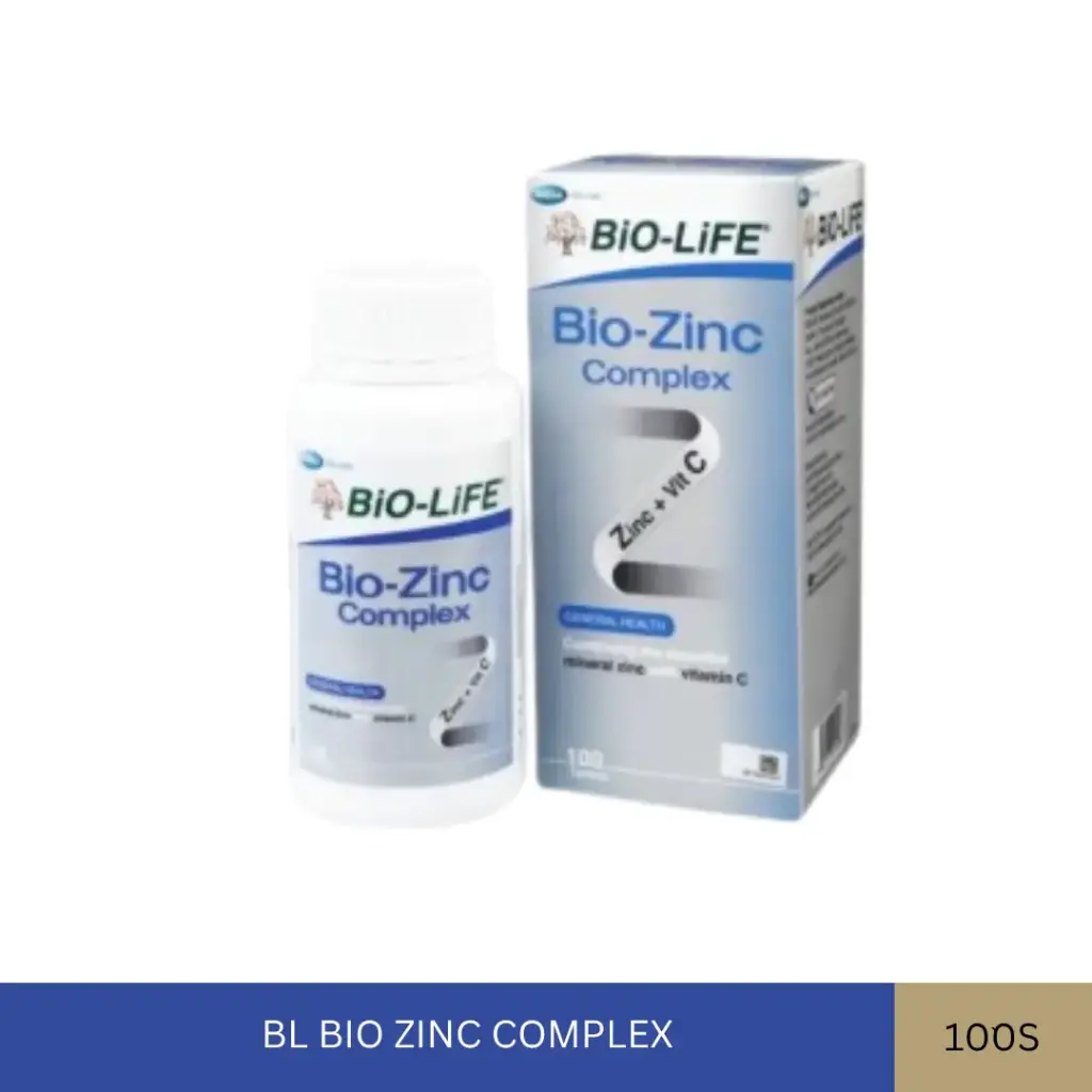 BL BIO ZINC COMPLEX (100'S)
