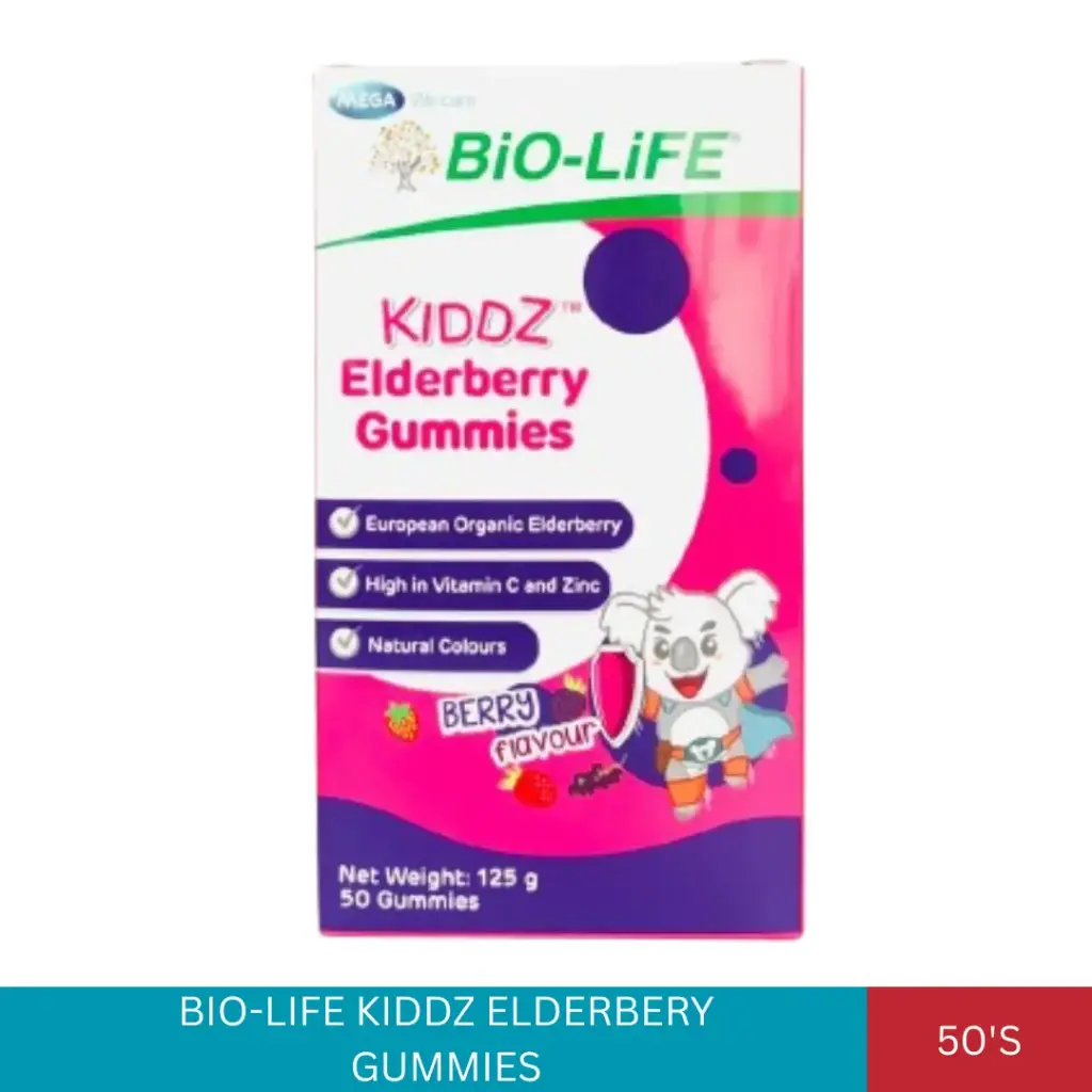 BL KIDDZ ELDERBERRY GUMMIES (50'S)#