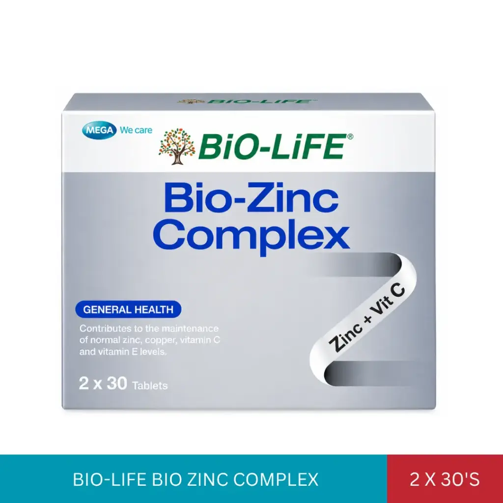BIO-LIFE BIO ZINC COMPLEX (2X30'S)