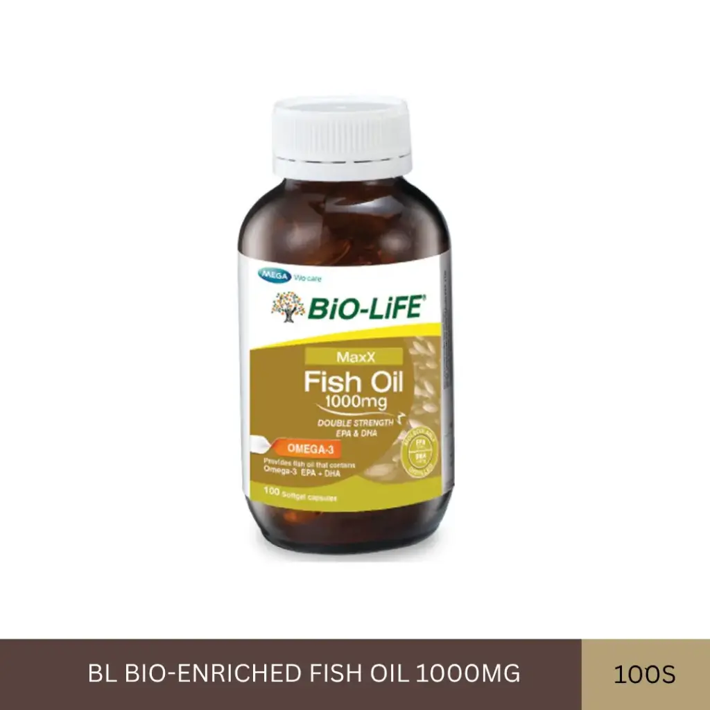 BL BIO-ENRICHED FISH OIL 1000MG (100'S)