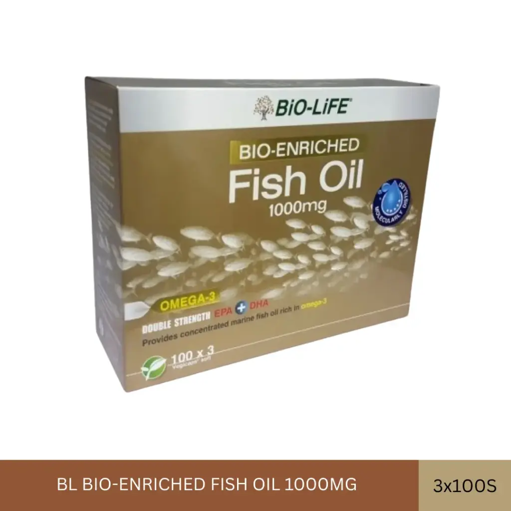 BL BIO-ENRICHED FISH OIL 1000MG (3x100'S)