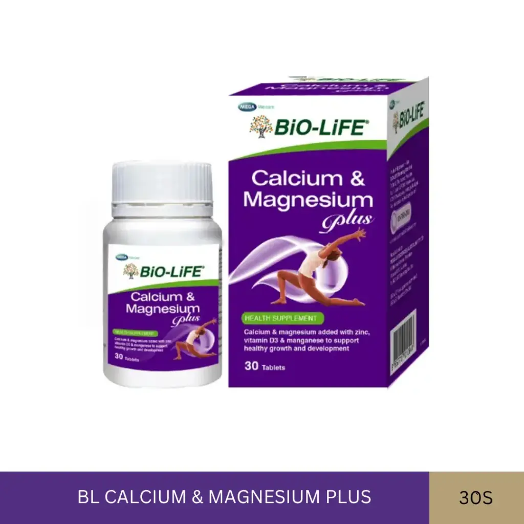 BL CALCIUM & MAGNESIUM PLUS (30'S)
