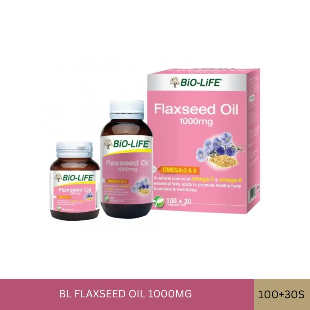 BL FLAXSEED OIL 1000MG (100'S+30'S)