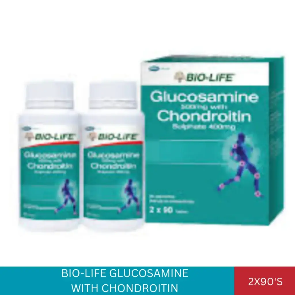 BL GLUCOSAMINE + CHONDROITIN 500/400MG (2X90'S)*