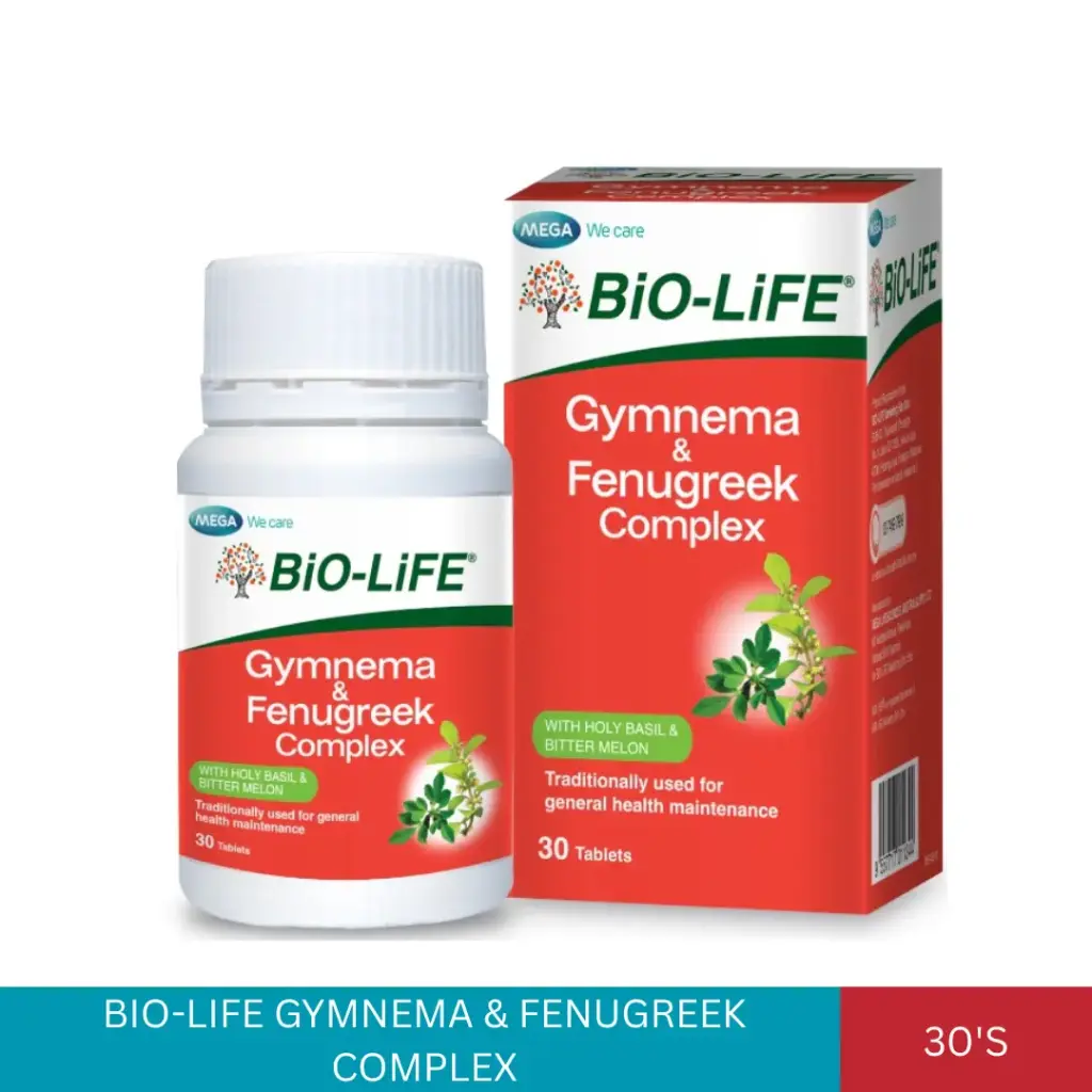 BIO-LIFE GYMNEMA & FENUGREEK COMPLEX (30'S)
