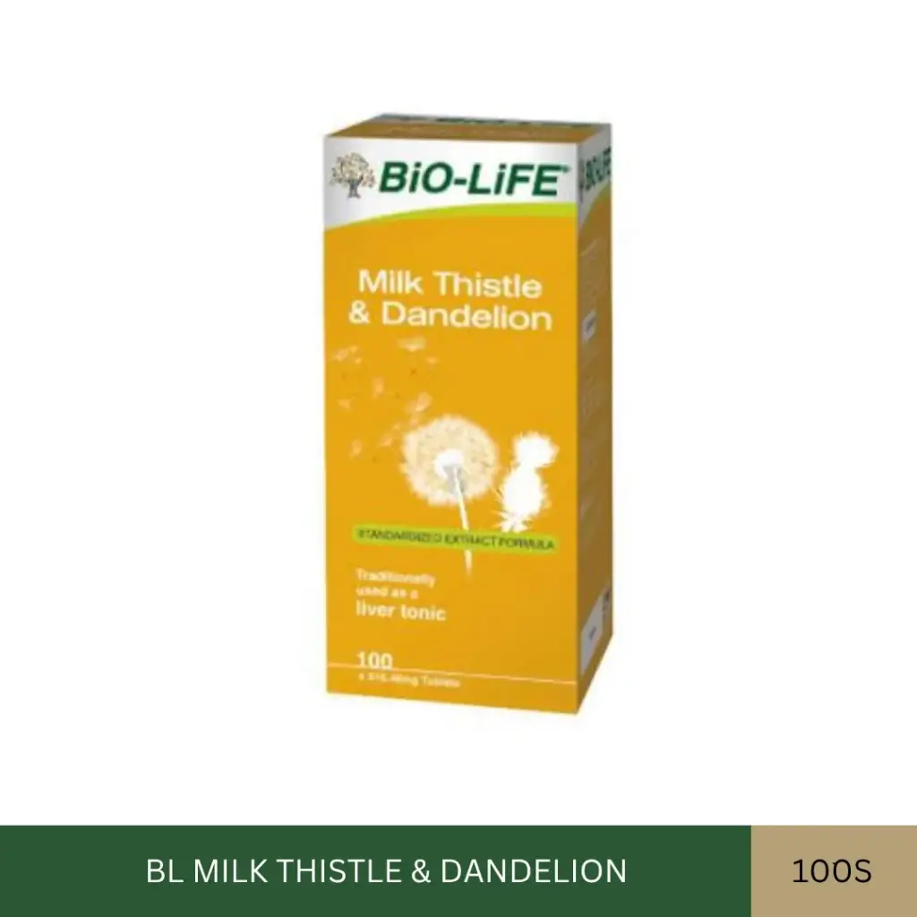 BL MILK THISTLE & DANDELION (100'S)