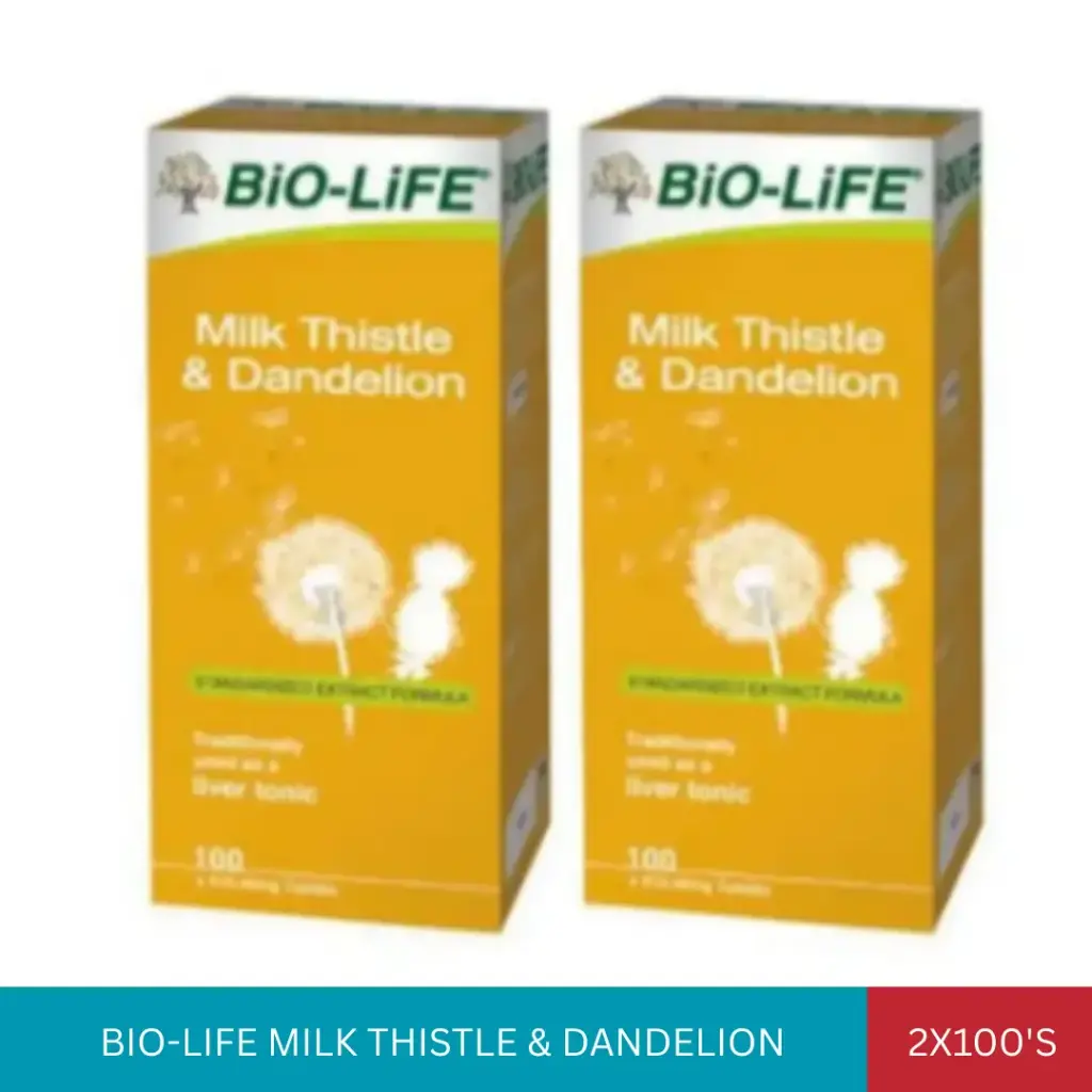 BL MILK THISTLE & DANDELION (2X100'S)