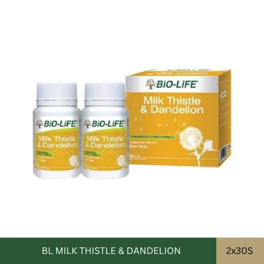 BL MILK THISTLE & DANDELION (2X30'S)