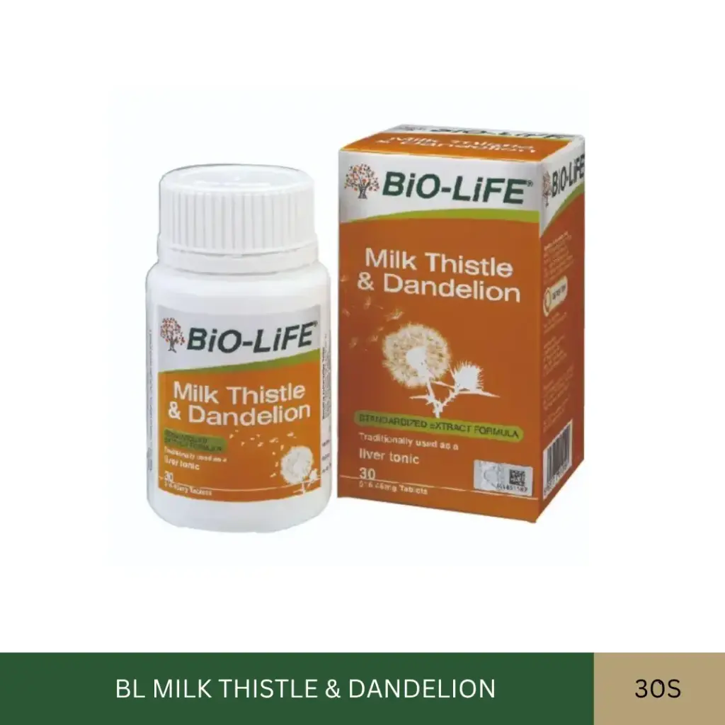 BL MILK THISTLE & DANDELION (30'S)