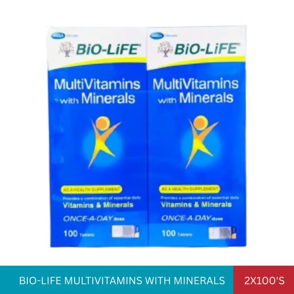 BL MULTIVITAMINS WITH MINERALS (2X100'S)*