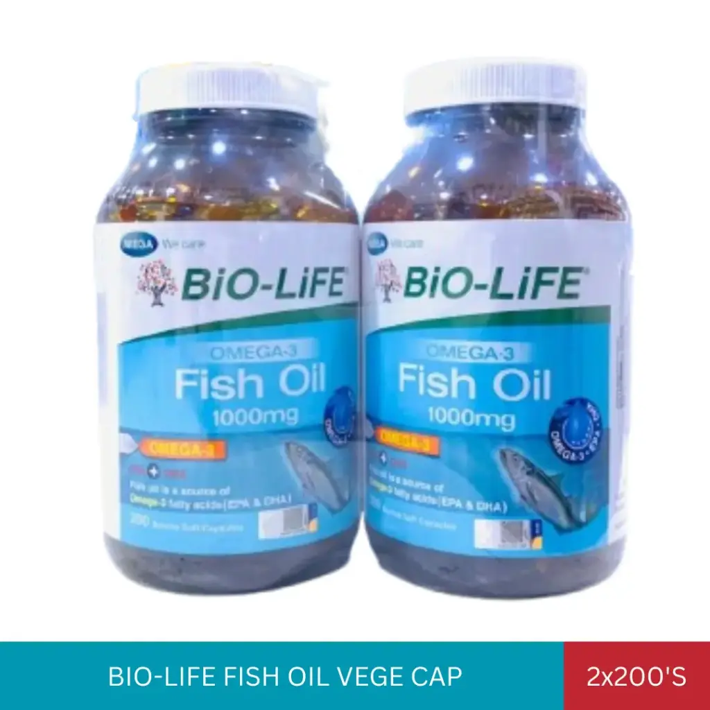 BL OMEGA-3 FISH OIL 1000MG (2x200'S)*