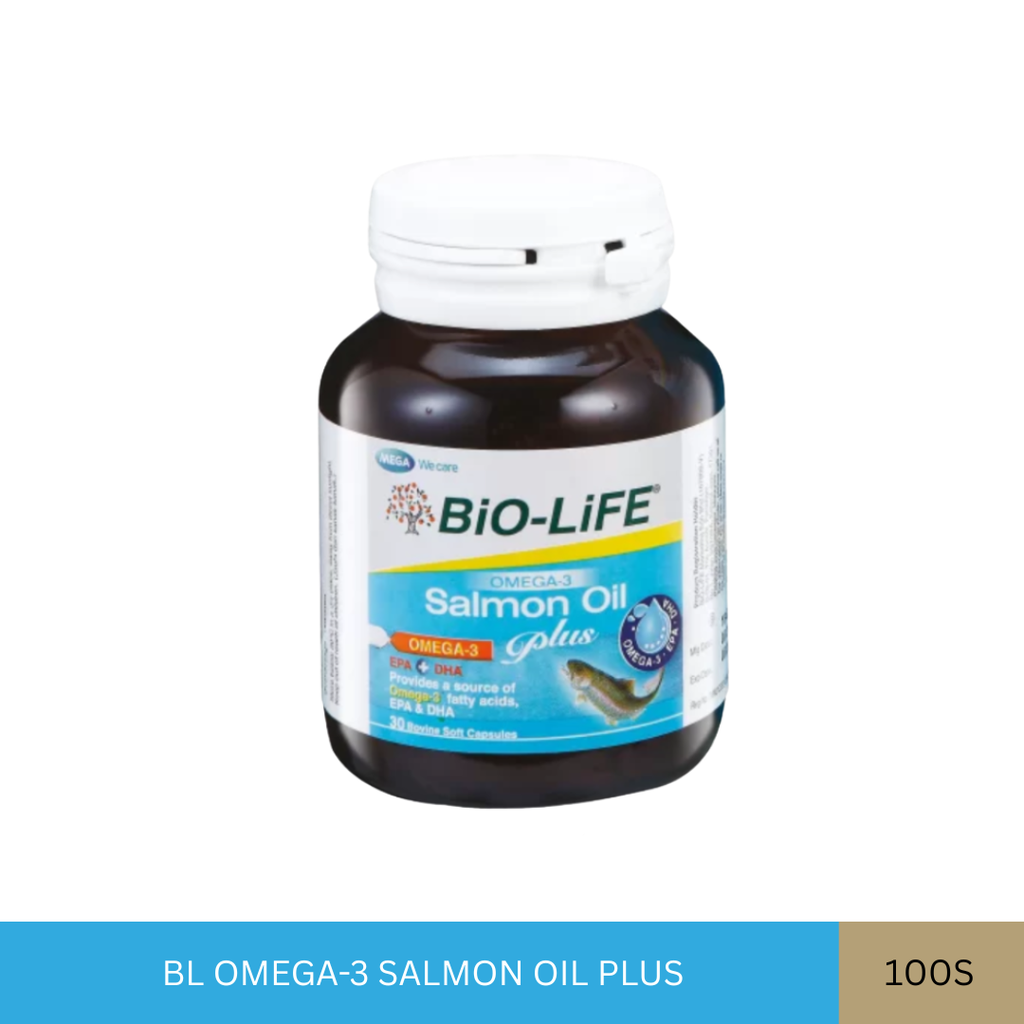 BL OMEGA-3 SALMON OIL PLUS (100'S)