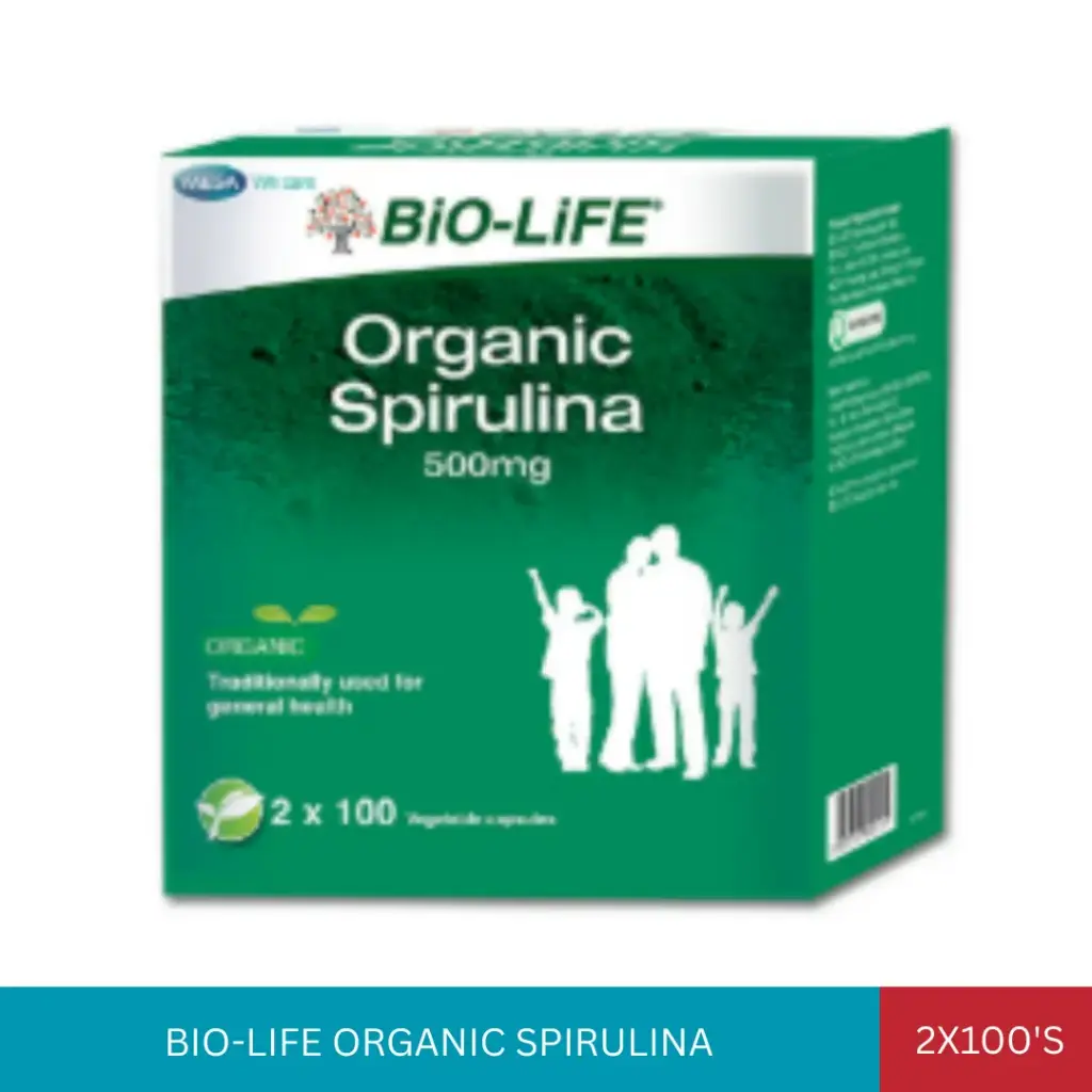 BL ORGANIC SPIRULINA (2X100'S)*
