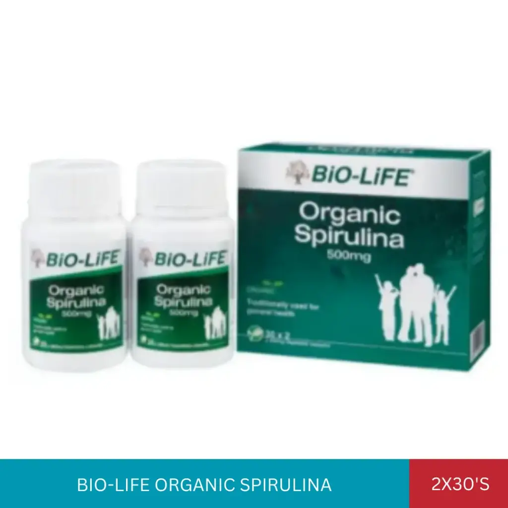 BL ORGANIC SPIRULINA (2X30'S)