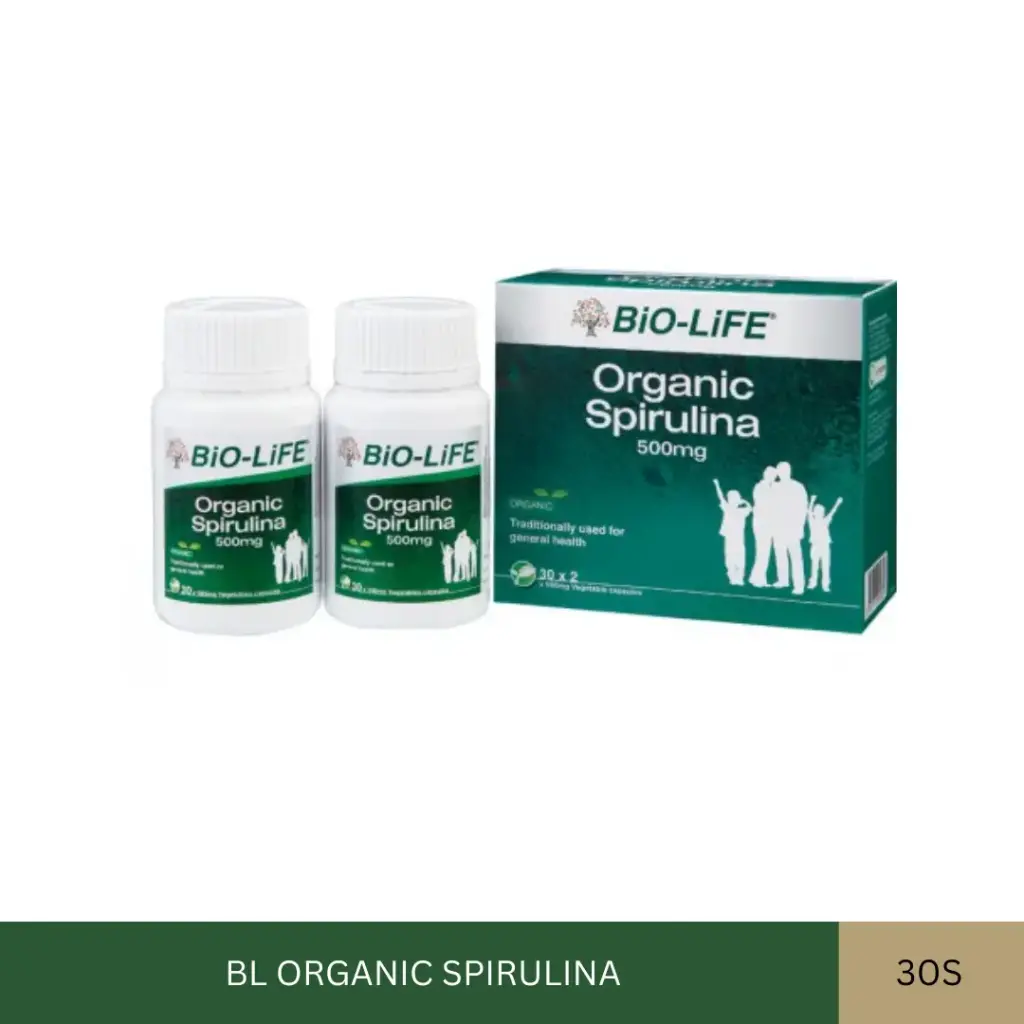 BL ORGANIC SPIRULINA (30'S)