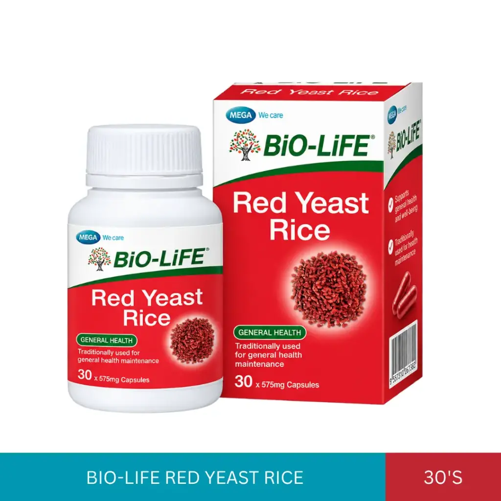 BIO-LIFE RED YEAST RICE (30'S)