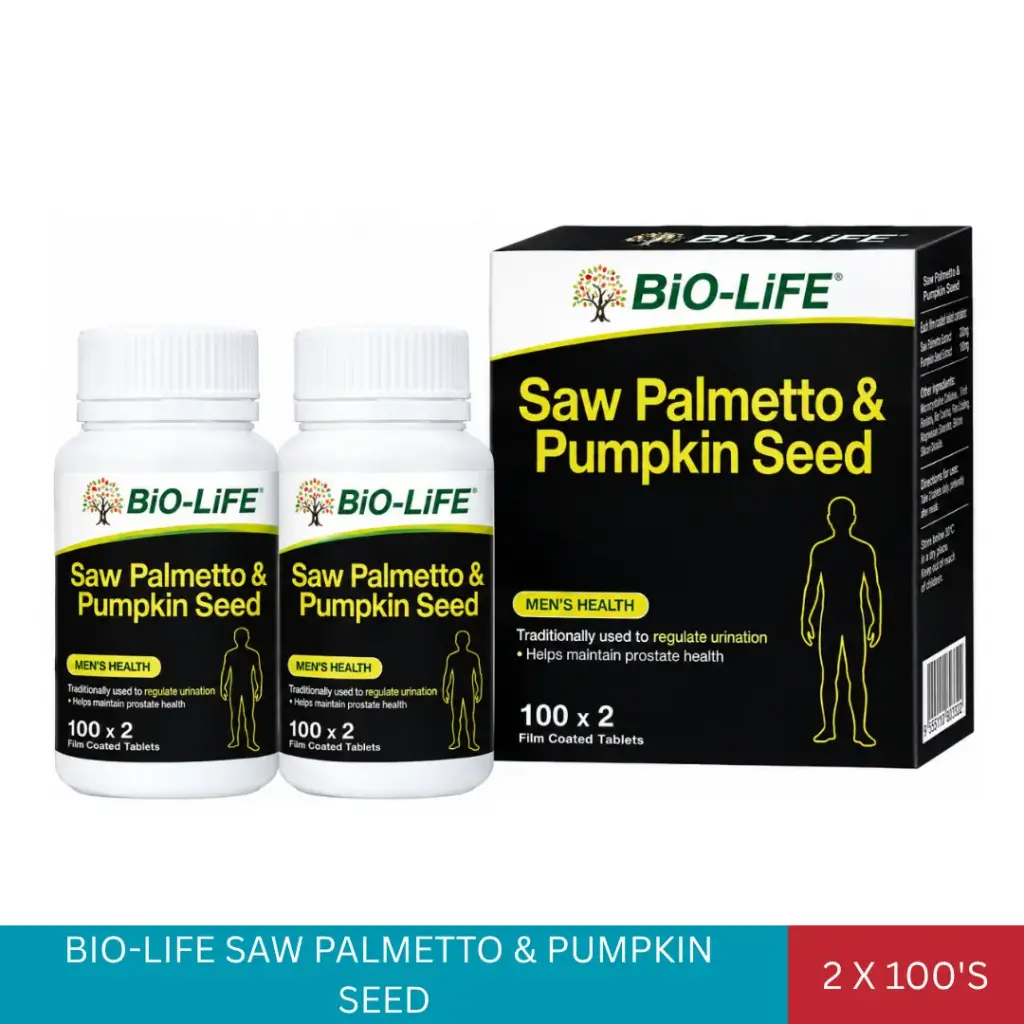 BIO-LIFE SAW PALMETTO & PUMPKIN SEED (2X100'S)