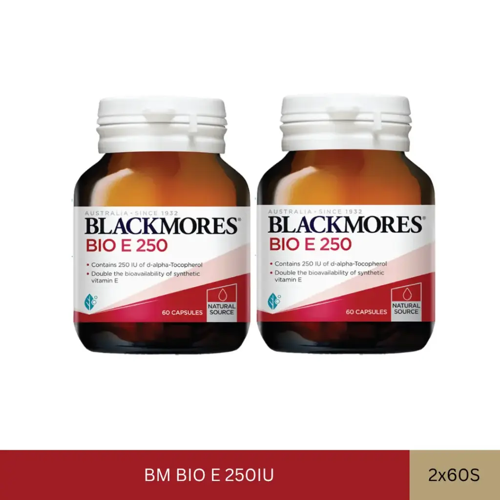 BM BIO E 250IU (2x60's)