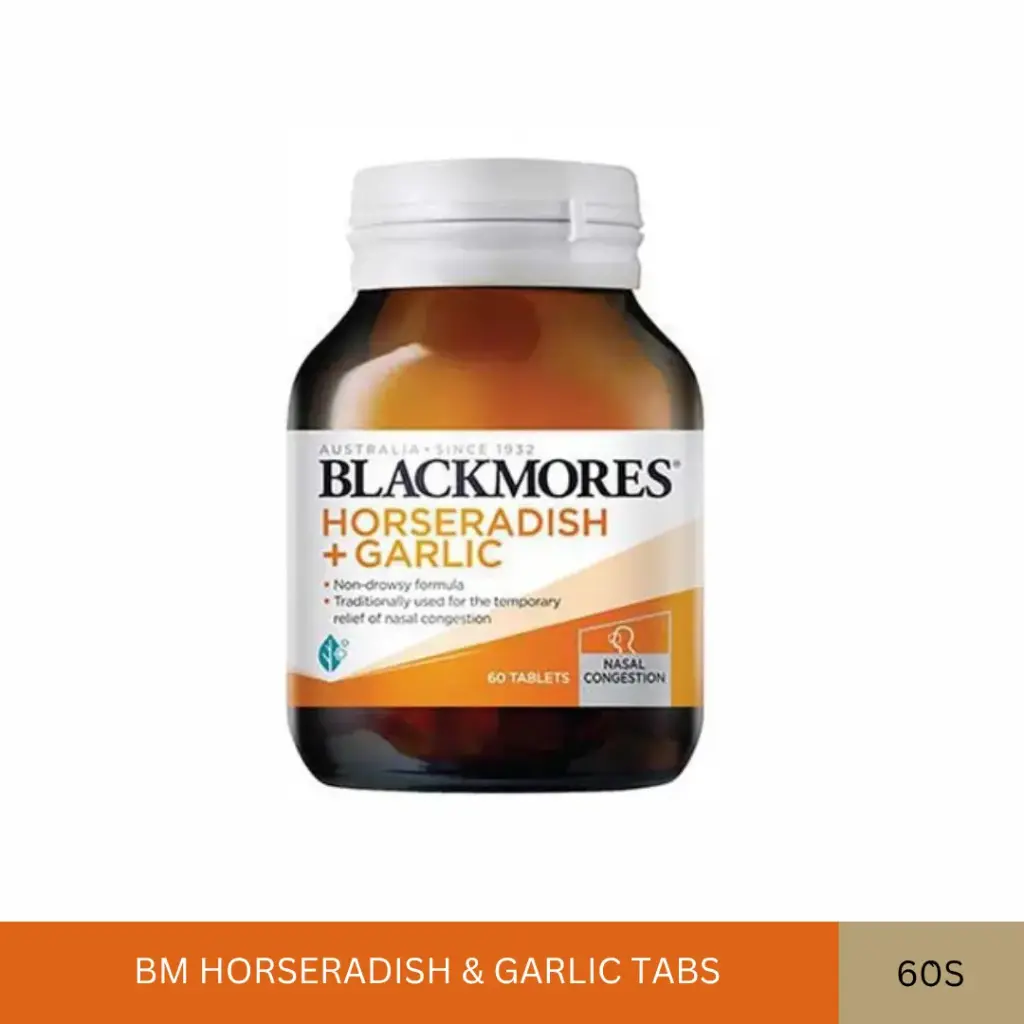 BM HORSERADISH & GARLIC TABS (60'S)