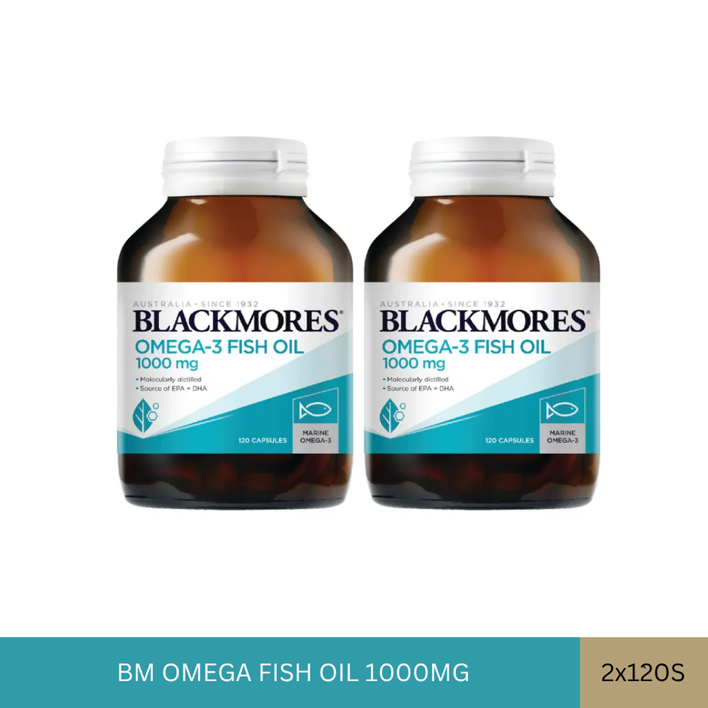 BM OMEGA FISH OIL 1000MG (2x120'S)