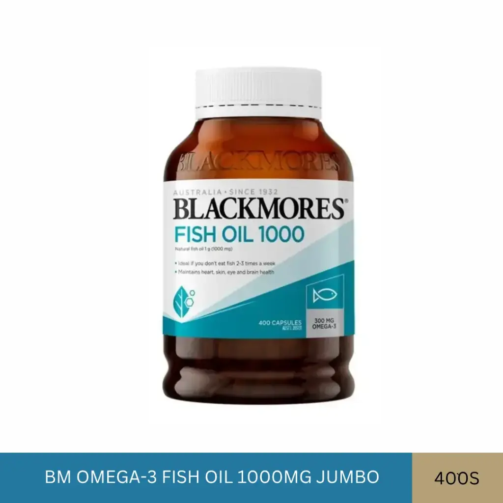 BM OMEGA-3 FISH OIL 1000MG JUMBO (400'S)