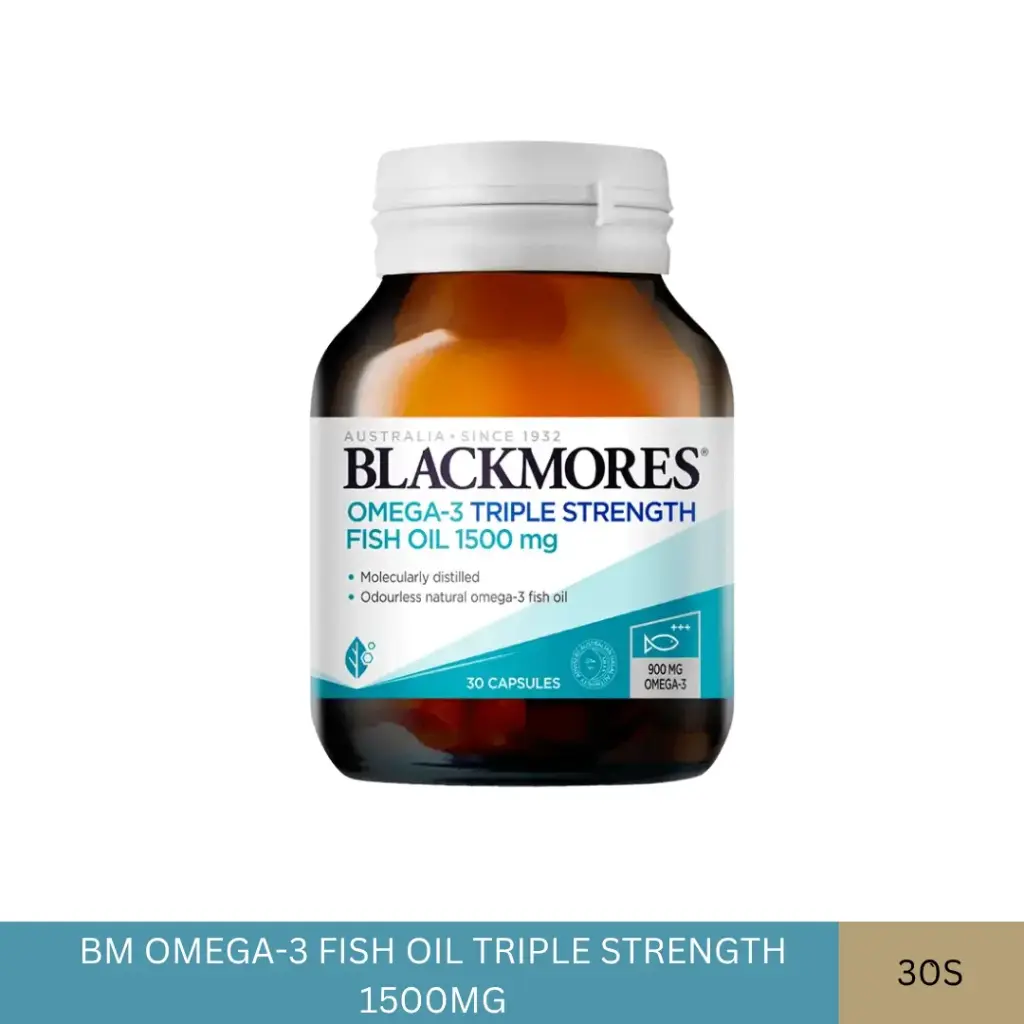 BM OMEGA-3 FISH OIL TRIPLE STRENGTH 1500MG (30'S)