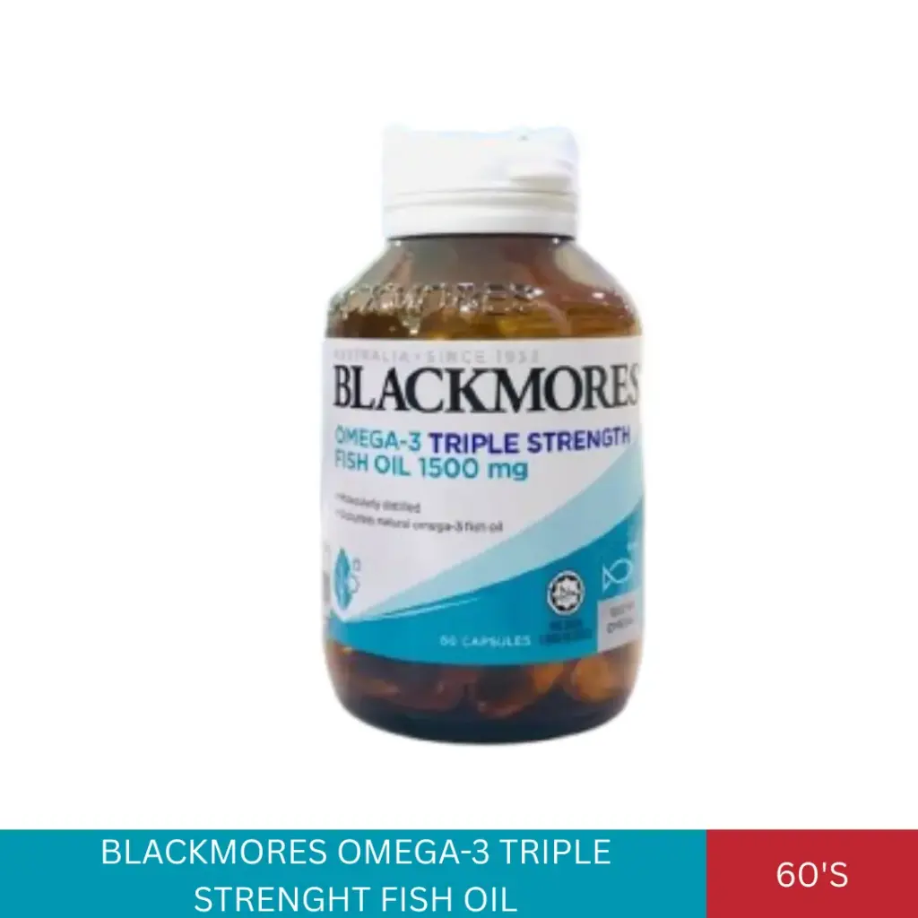 BM OMEGA-3 FISH OIL TRIPLE STRENGTH 1500MG (60'S)