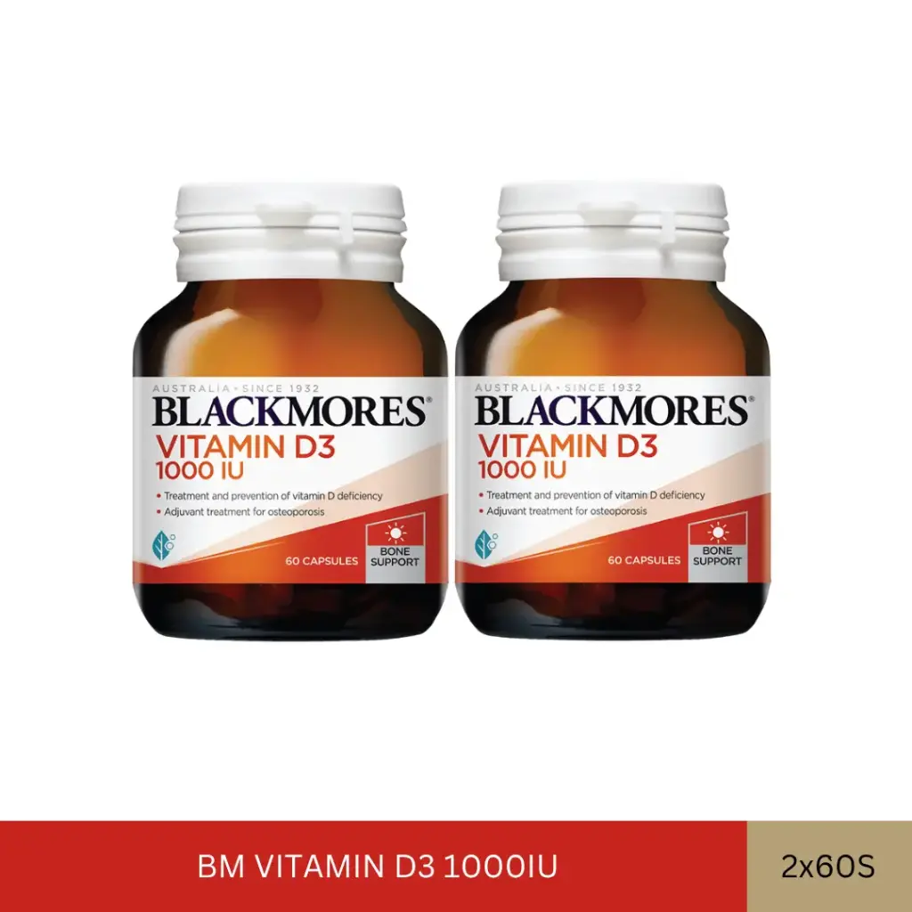 BM VITAMIN D3 1000IU (2X60'S)