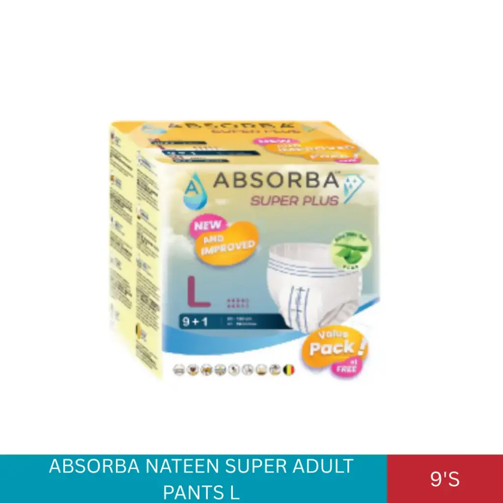 ABSORBA NATEEN SUPER ADULT PANTS L (9'S)