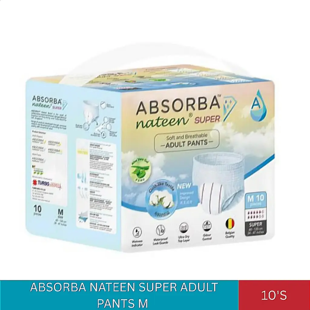 ABSORBA NATEEN SUPER ADULT PANTS M (10'S)