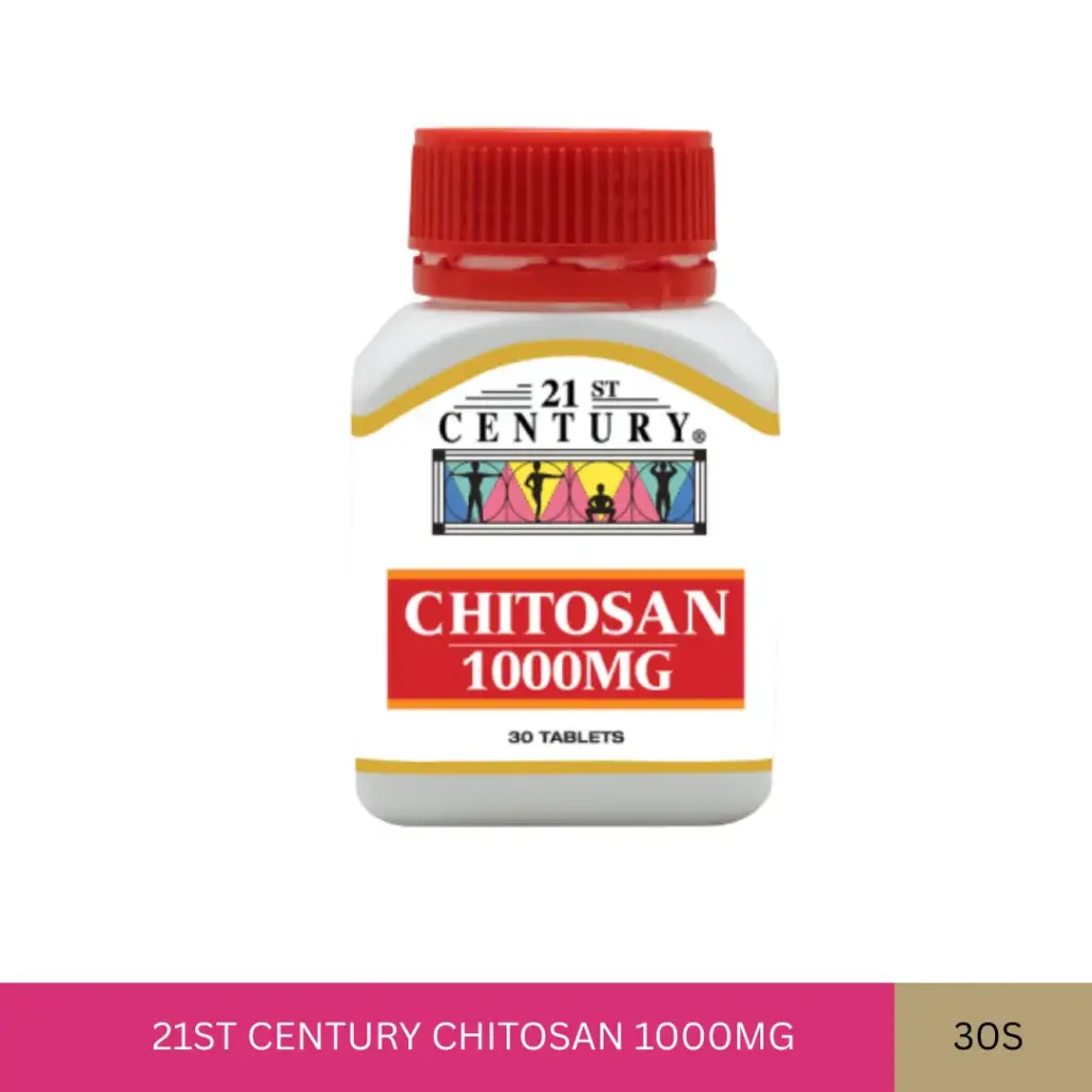 21ST CENTURY CHITOSAN 1000MG (30'S)