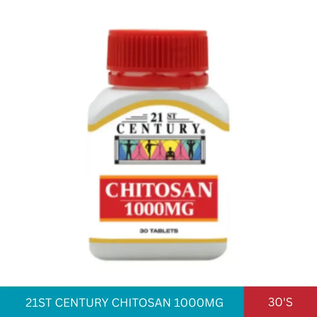 21ST CENTURY CHITOSAN 1000MG (30'S)