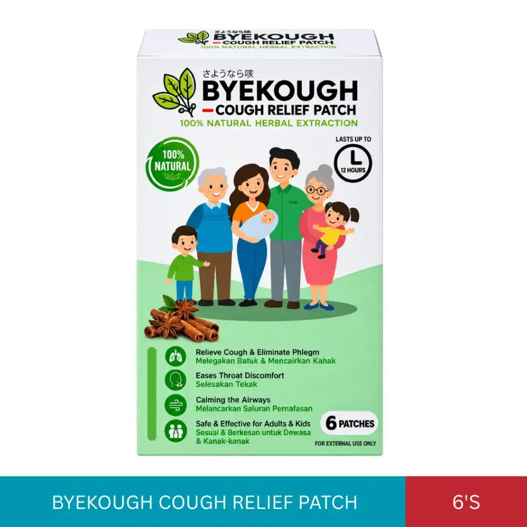 BYEKOUGH COUGH RELIEF PATCH (6'S)#