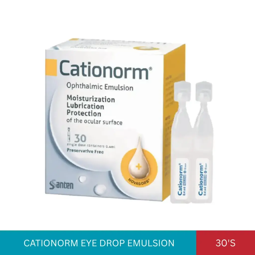 CATIONORM EYE DROP EMULSION (30'S/BOX)#
