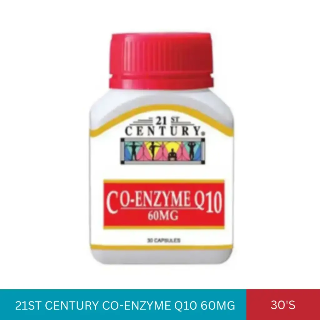 21ST CENTURY CO-ENZYME Q10 60MG (30'S)